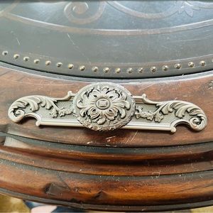 CKP Brand Oval Cabinet Drawer Knob and Back Plate - Chateau Royal